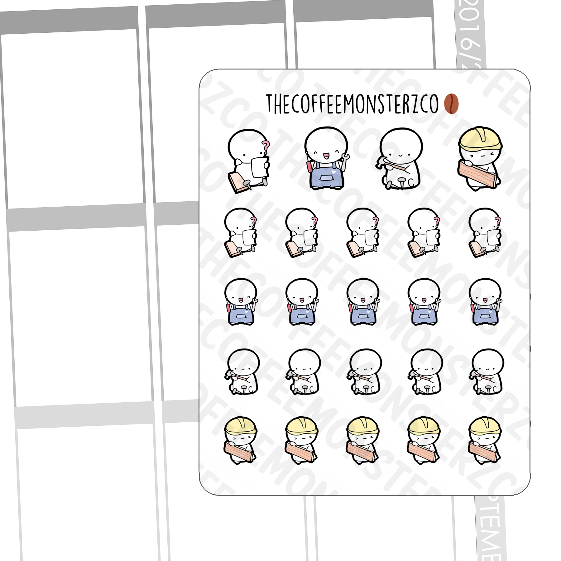 Construction Emotis, TheCoffeeMonsterzCo