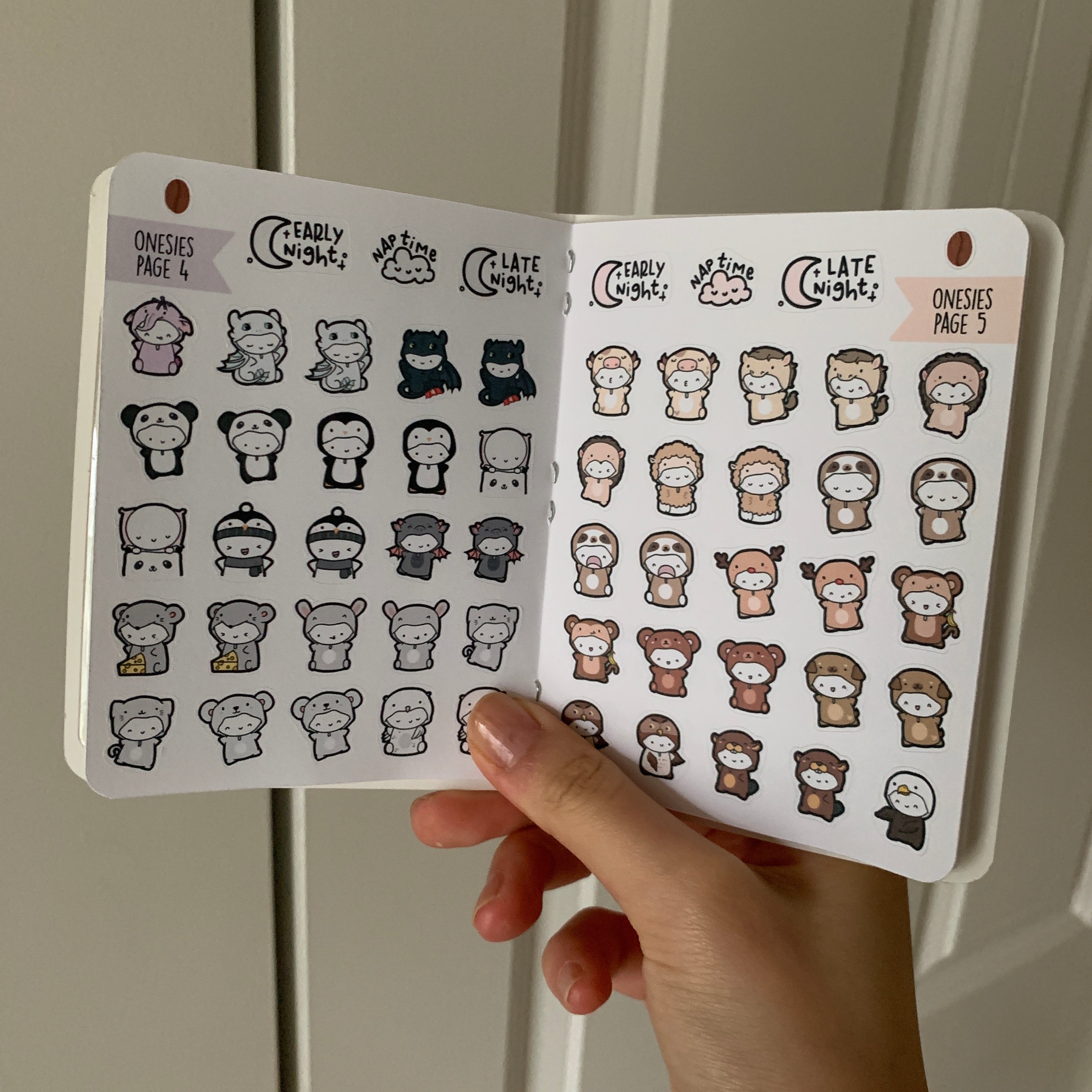 Ultimate Onesies Sticker Book (8 Pages)