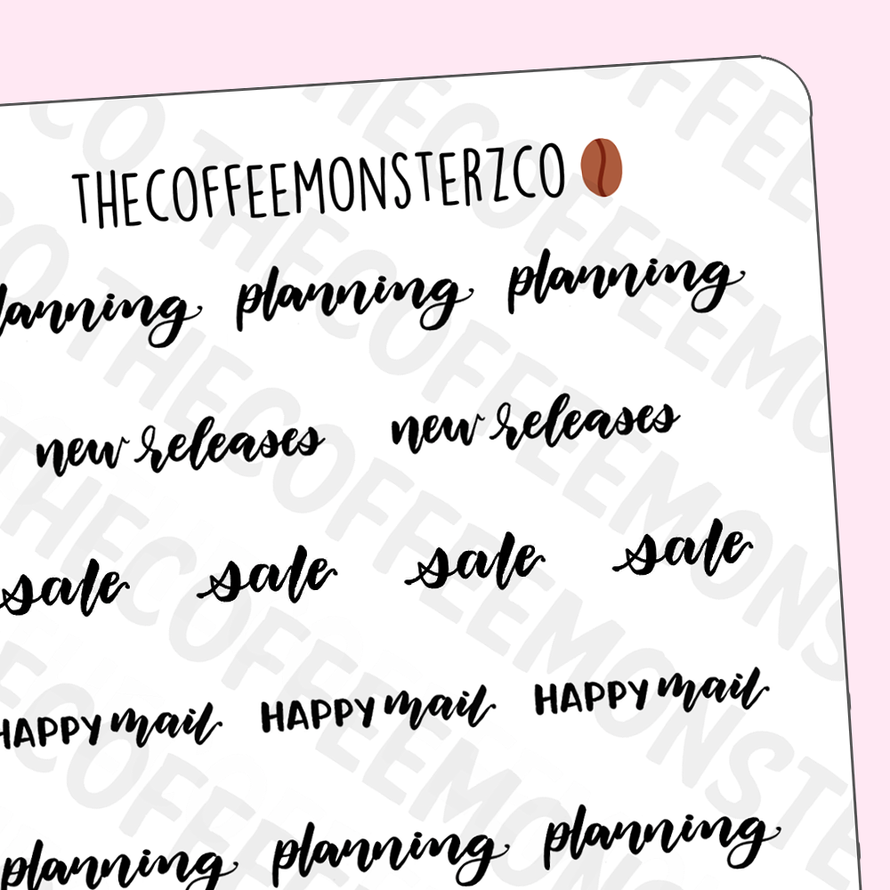 Helen's Lettering: Planning