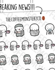 Breaking News Emotis - TheCoffeeMonsterzCo