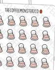 Birthday Cake Emotis Icon - TheCoffeeMonsterzCo