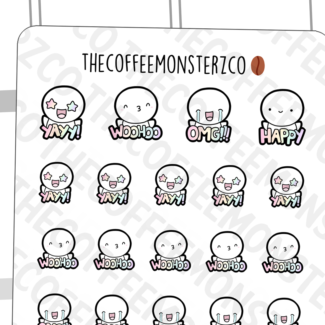 So Dang Excited Emotis - TheCoffeeMonsterzCo