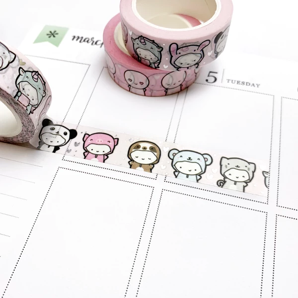 Anniversary Onesies Washi Tape - 15mm - TheCoffeeMonsterzCo