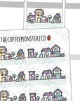 House Scenery Doodle - TheCoffeeMonsterzCo