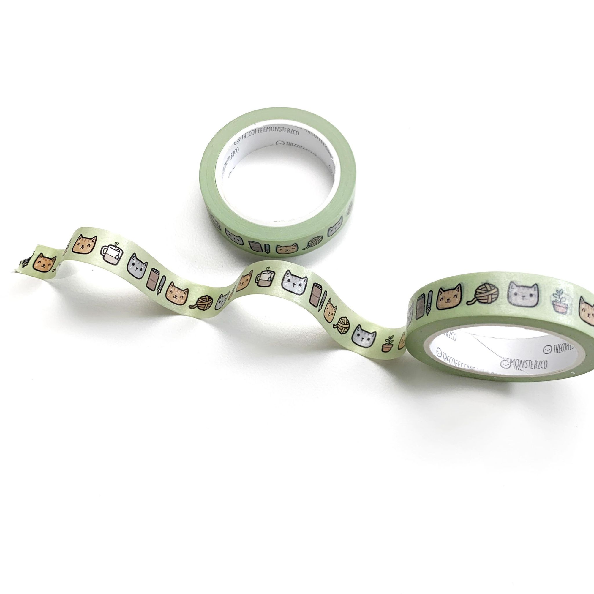WonderPens x TheCoffeeMonsterzCo Collaboration Washi Tapes