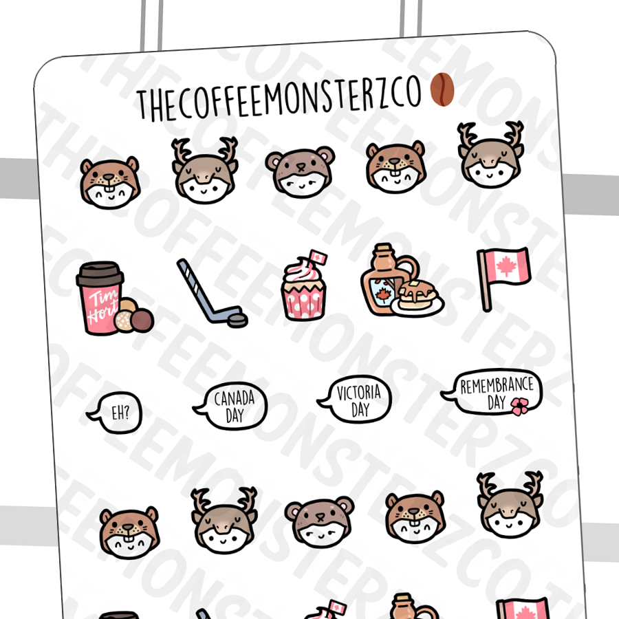 Canadian Doodles - TheCoffeeMonsterzCo