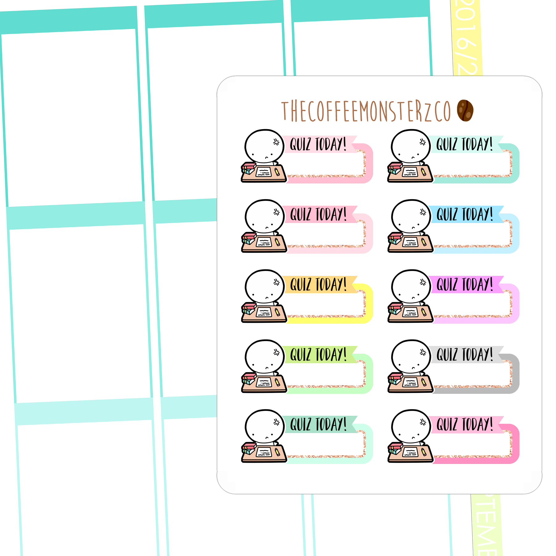 quiz today emoti labels, TheCoffeeMonsterzCo