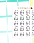 nail polish emotis, TheCoffeeMonsterzCo