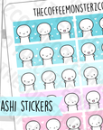 Winter Emoti Washi Strip Stickers