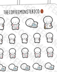 Feeling Achy and Sore Emotis - TheCoffeeMonsterzCo