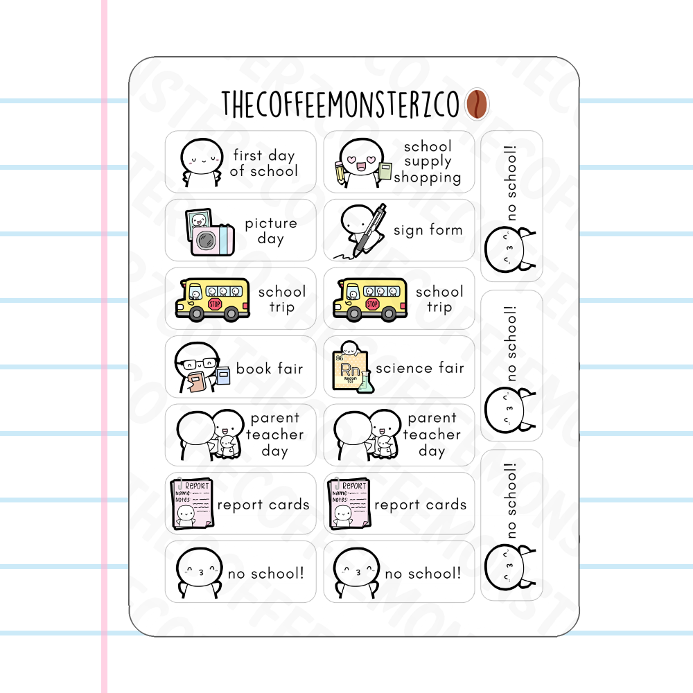 Back To School Labels
