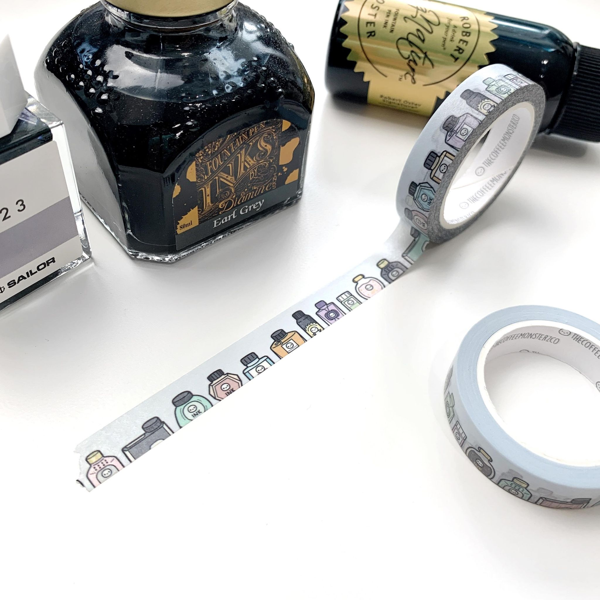 WonderPens x TheCoffeeMonsterzCo Collaboration Washi Tapes