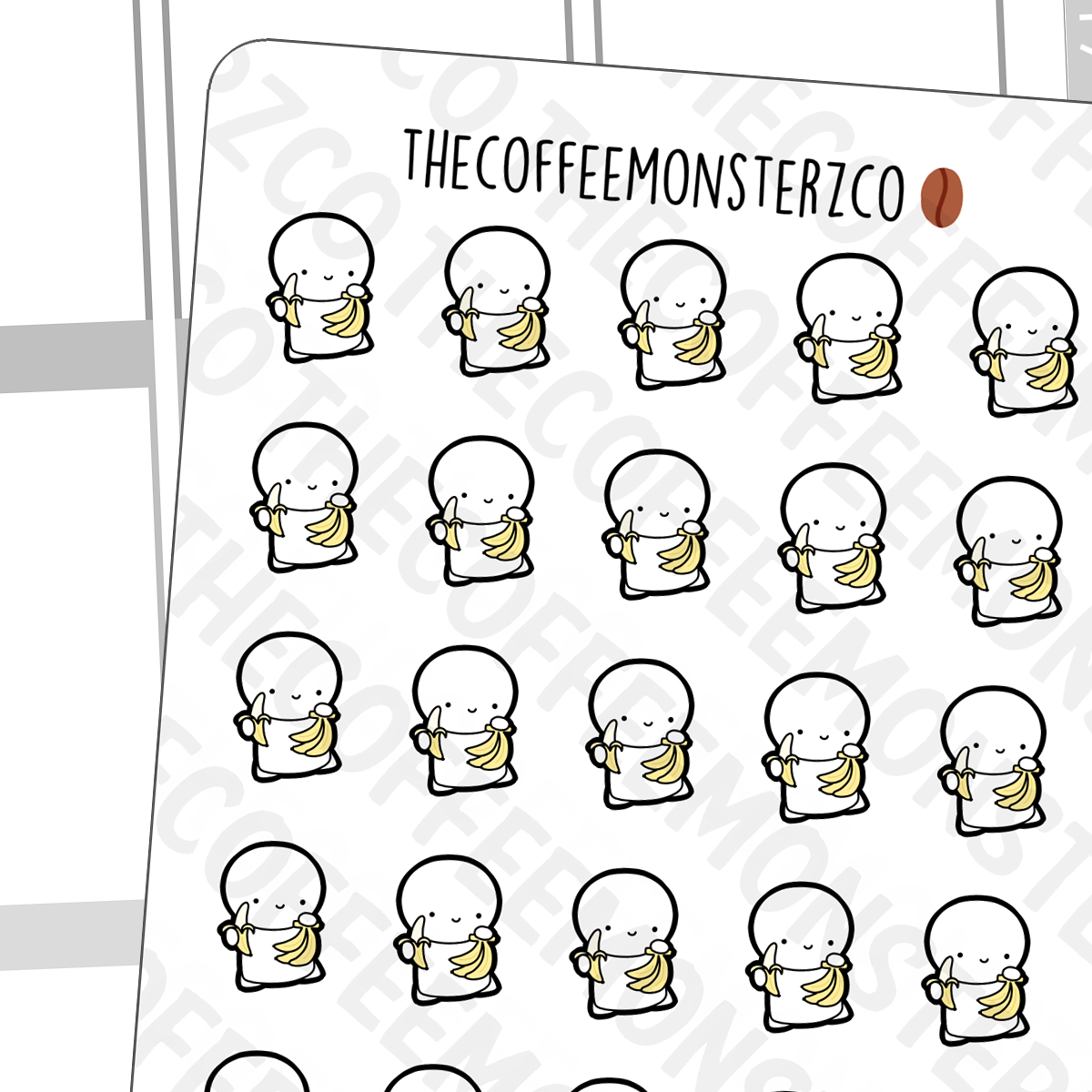 Banana Emotis - TheCoffeeMonsterzCo
