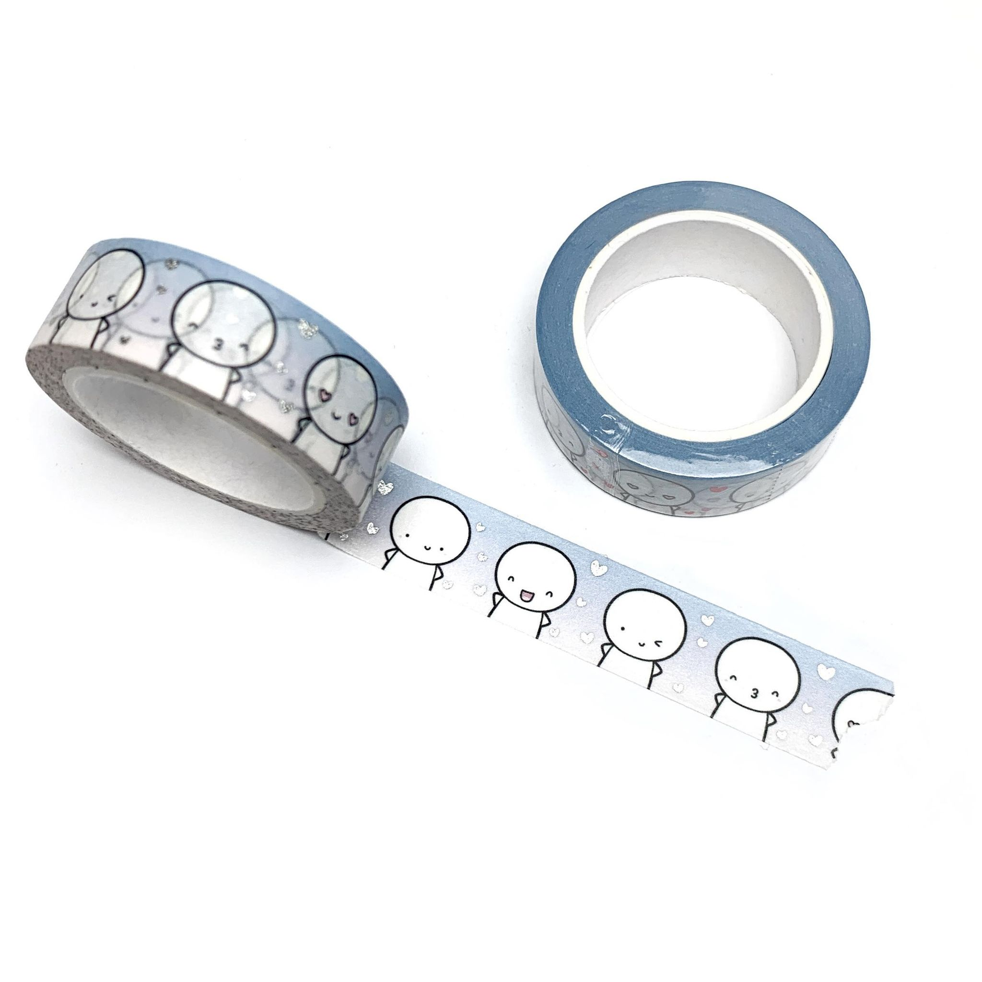 Jack Frost Emoti Washi Tape - 15mm - TheCoffeeMonsterzCo