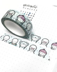 Winter Emotis Washi Tape - 15mm - TheCoffeeMonsterzCo