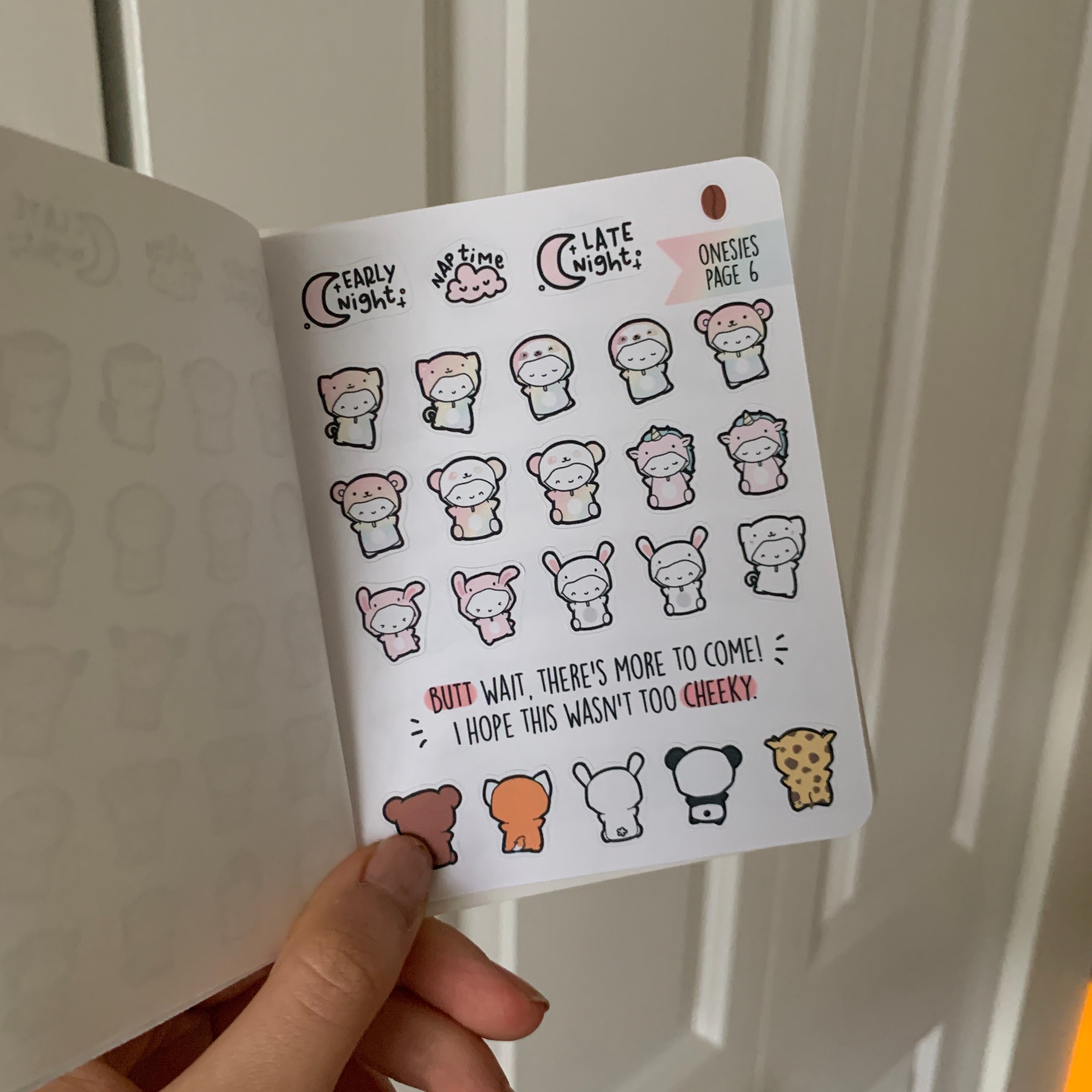 Ultimate Onesies Sticker Book (8 Pages)