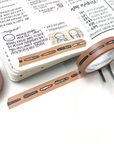 WonderPens x TheCoffeeMonsterzCo Collaboration Washi Tapes