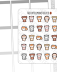 Fall Critters Onesies Sampler, TheCoffeeMonsterzCo