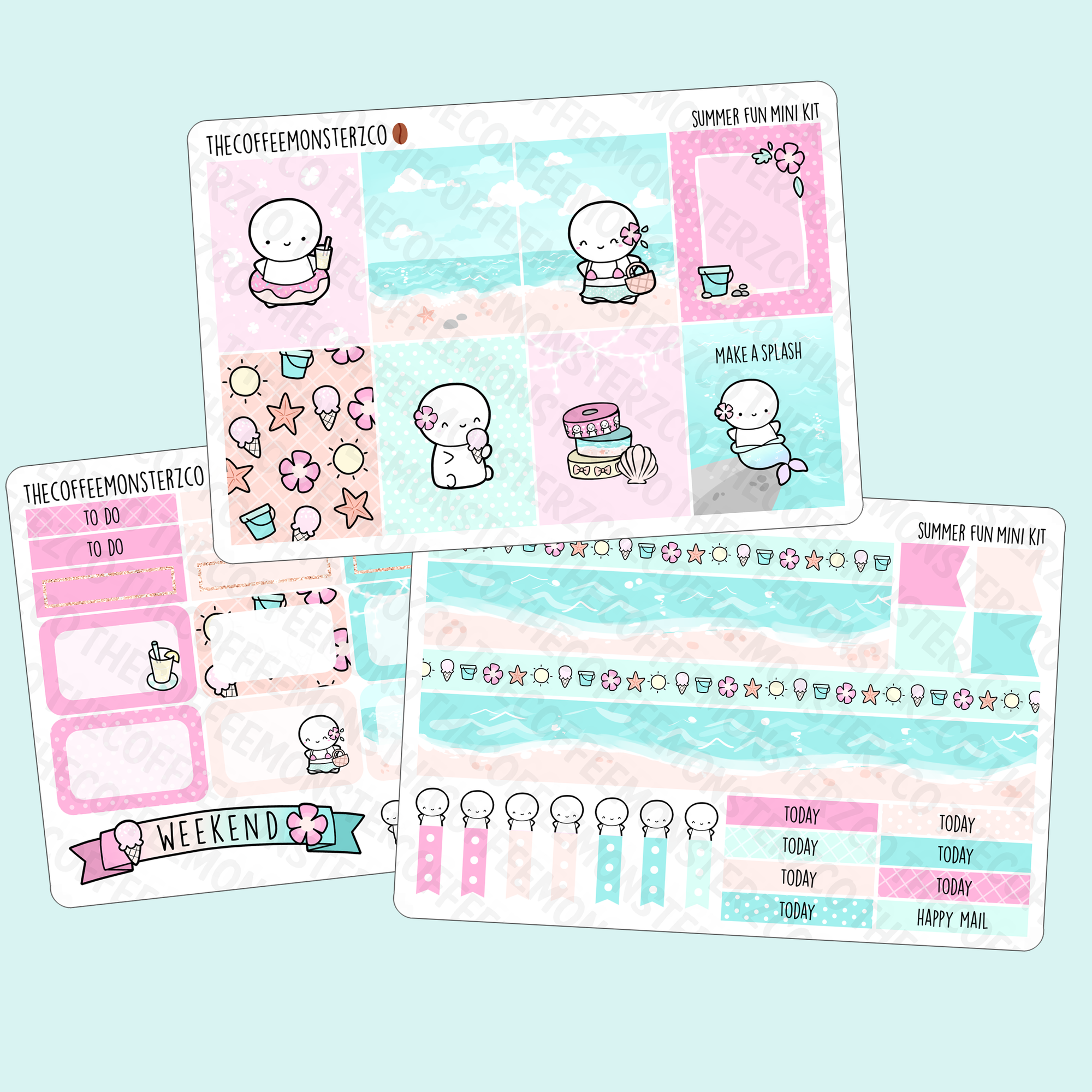 Summer Fun Emoti Mini Kit