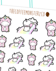 Unicorn Onesie Emotis