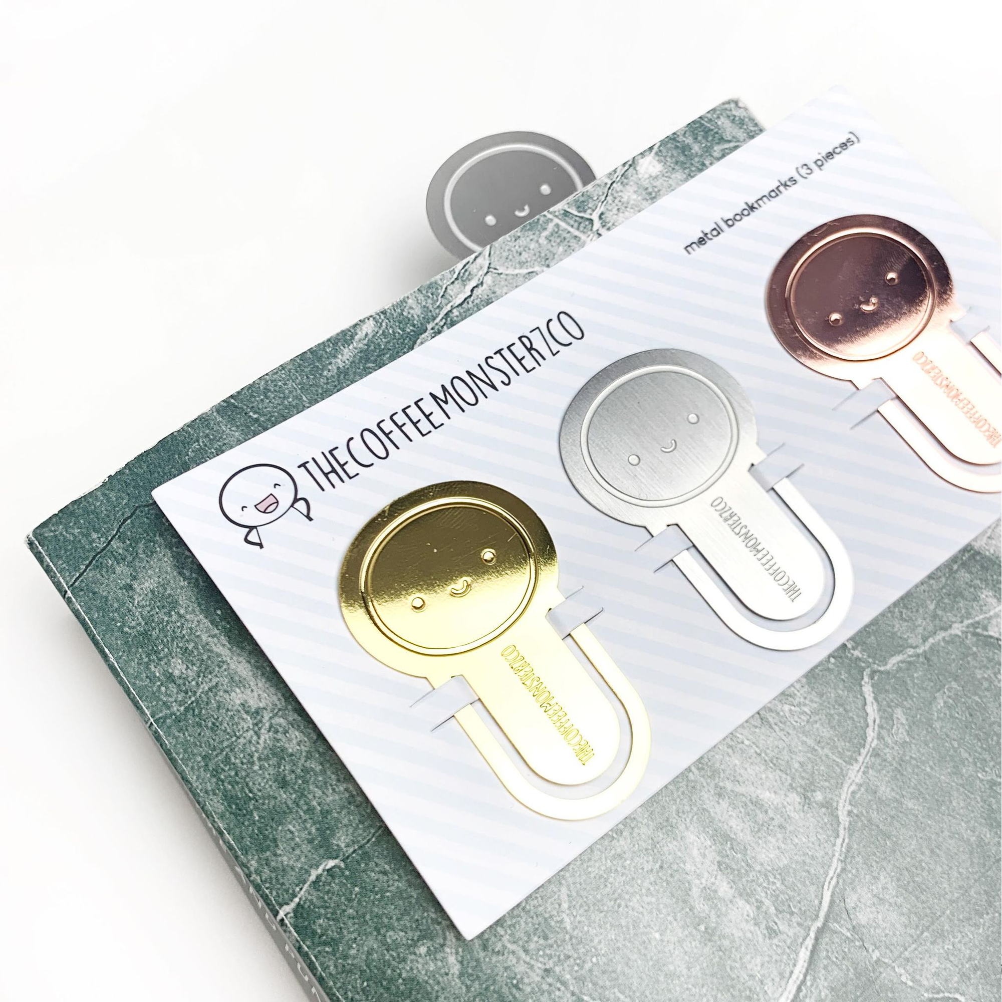 Misfit Emoti Metal Bookmark Trio (FINAL STOCK 2 per customer)