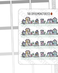 House Scenery Doodle - TheCoffeeMonsterzCo