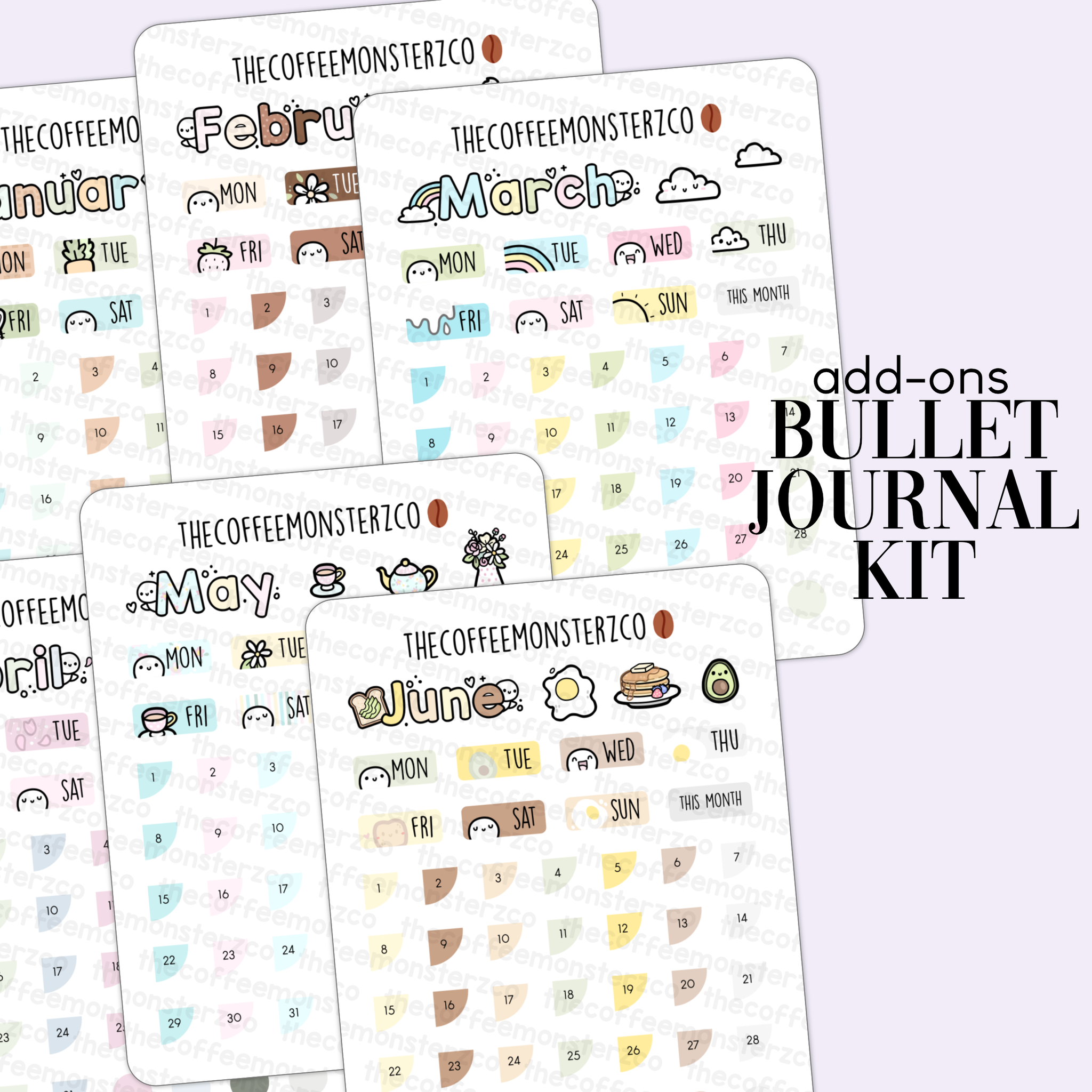 2023 Coordinating Add-ons - Bullet Journal - Part 1