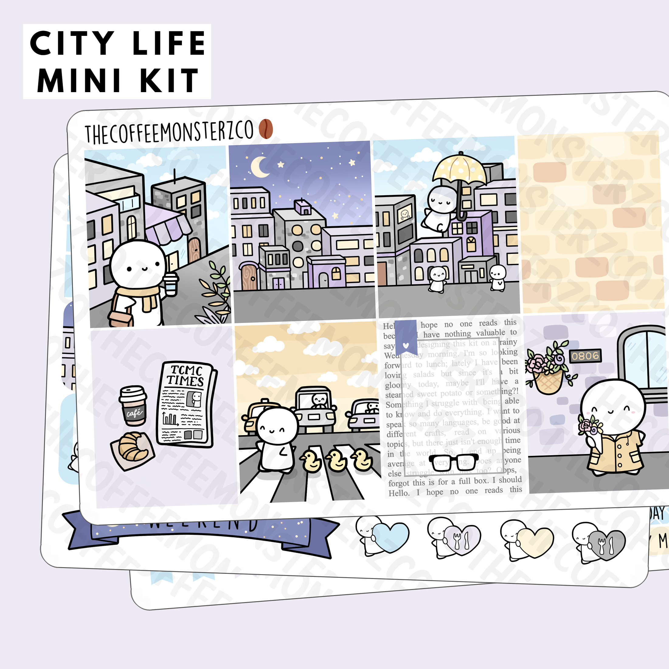 City Life Emoti Mini Kit - TheCoffeeMonsterzCo
