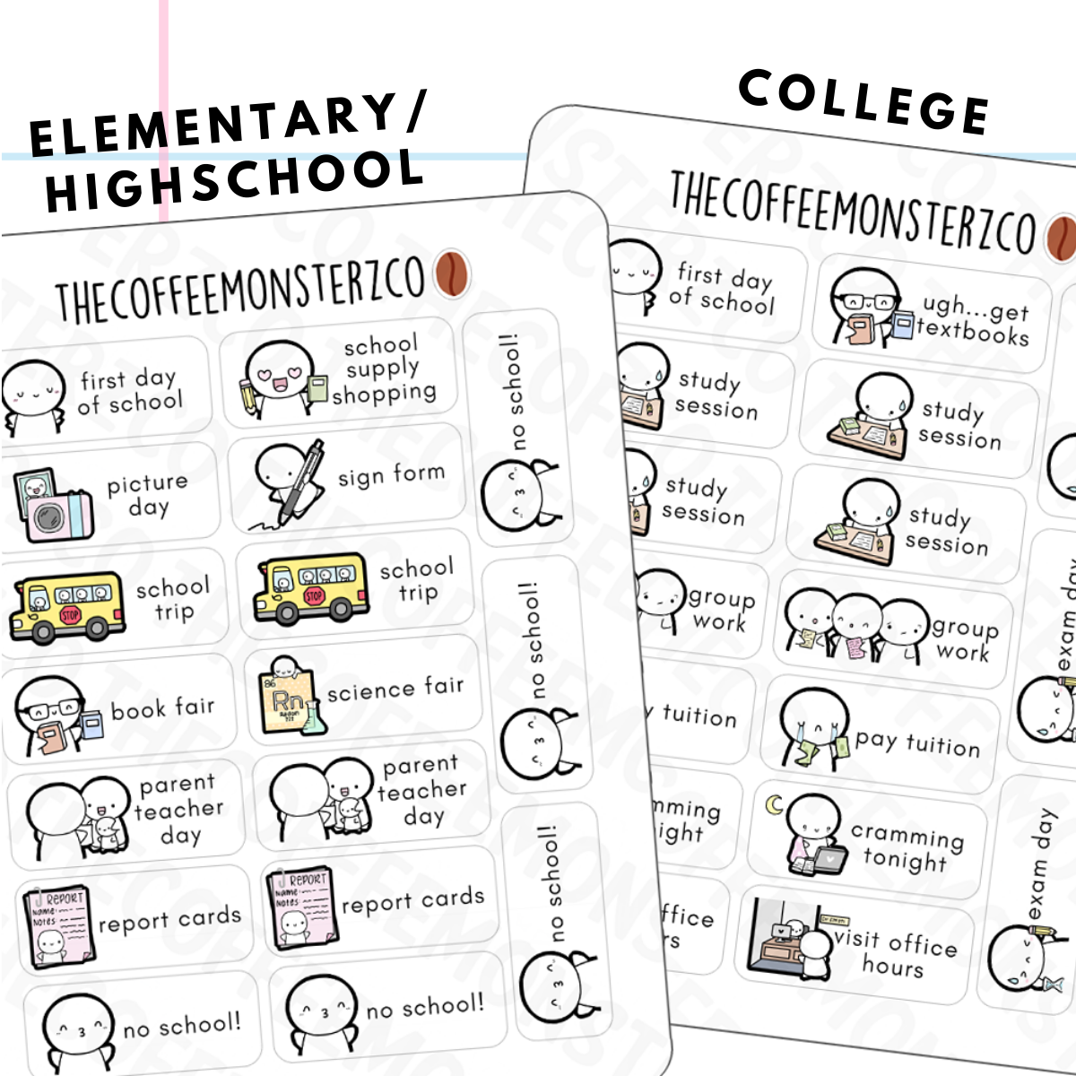 Back To School Labels