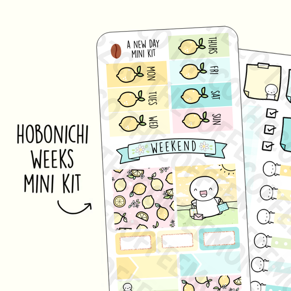A New Day Hobonichi Weeks Kit - TheCoffeeMonsterzCo