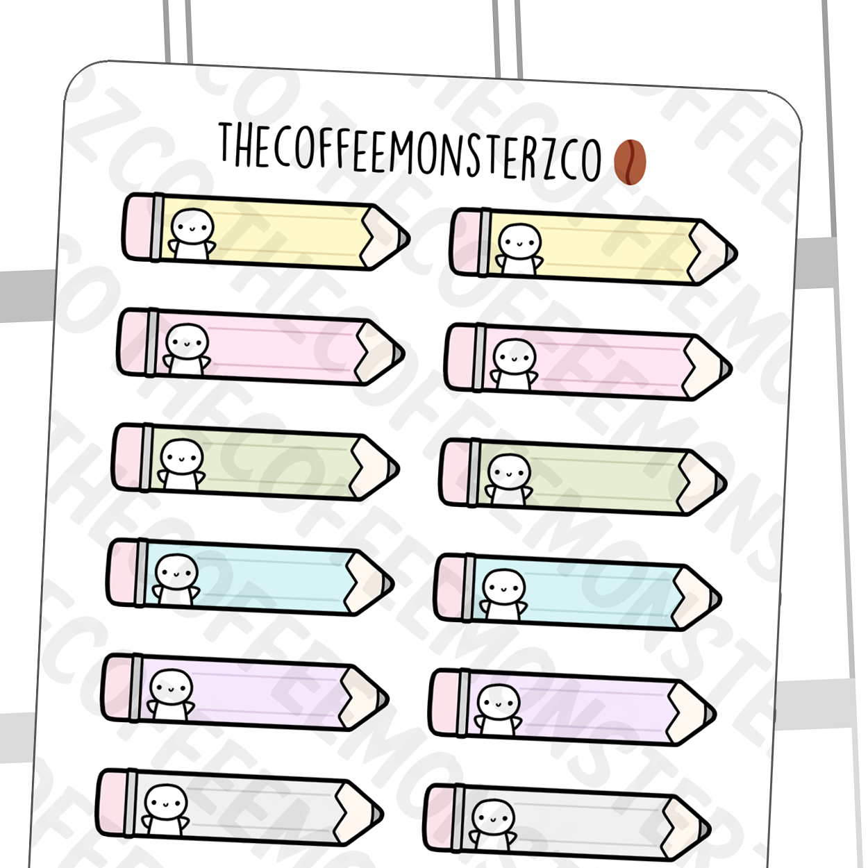 Emoti Pencil Labels