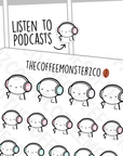 Headphone Emotis, TheCoffeeMonsterzCo