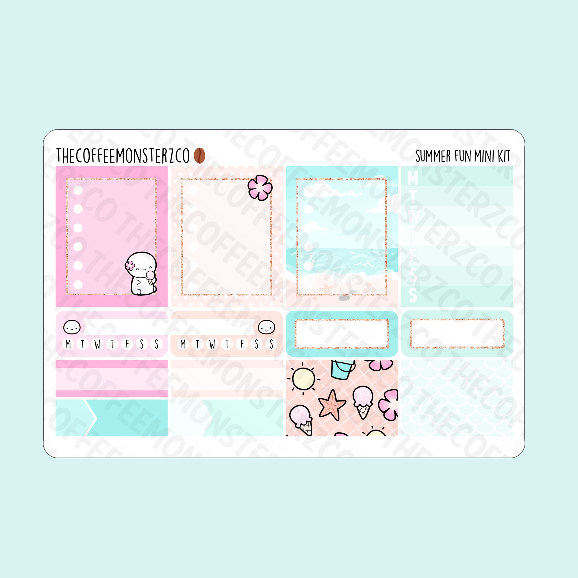 Summer Fun Emoti Mini Kit
