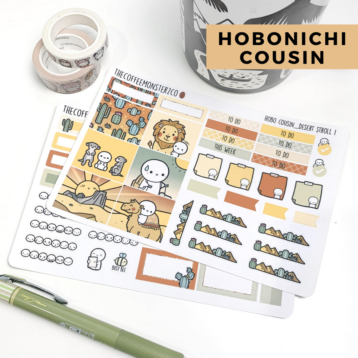 City Life Hobonichi Cousin Kit – TheCoffeeMonsterzCo