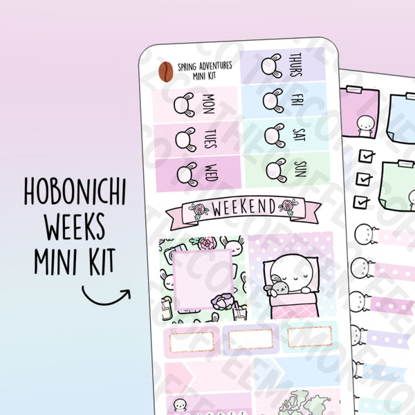 Spring Adventures Hobonichi Weeks Kit