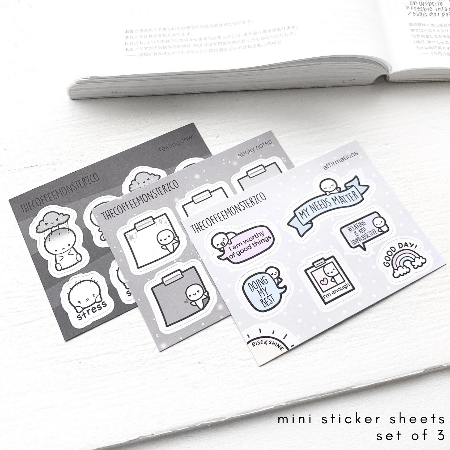 Misfit Mini Sticker Sheet Pack (FINAL STOCK 1 per customer)