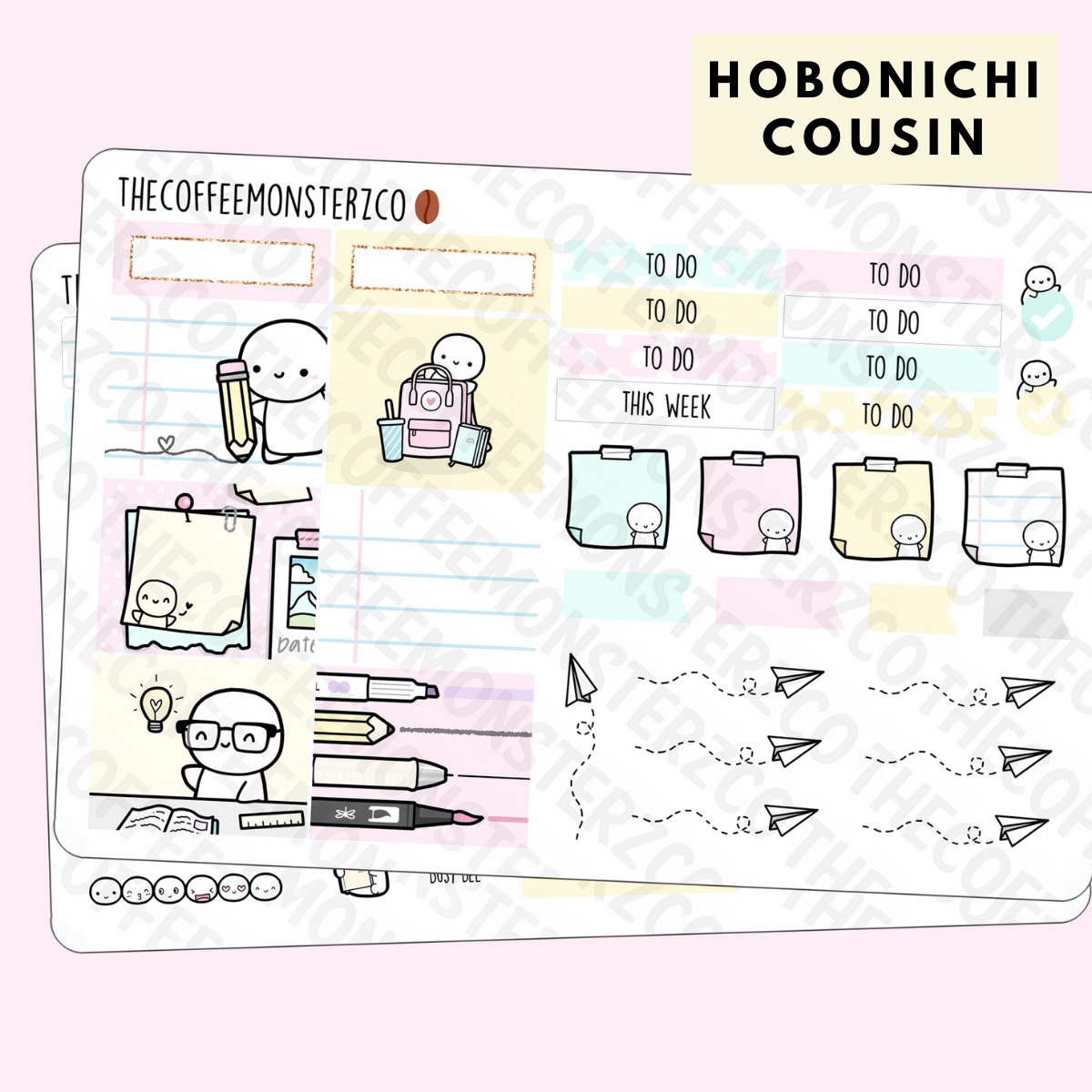 Back To School Hobonichi Cousin Kit – TheCoffeeMonsterzCo