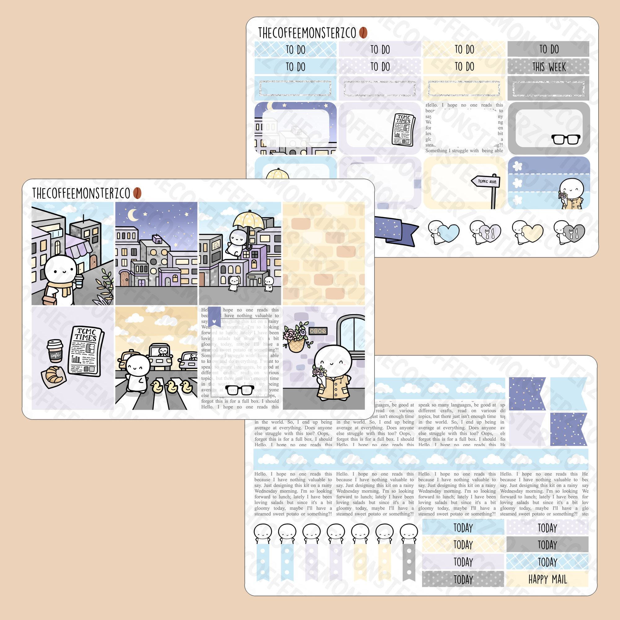 City Life Emoti Mini Kit - TheCoffeeMonsterzCo