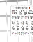 Car Maintenance Emotis, TheCoffeeMonsterzCo