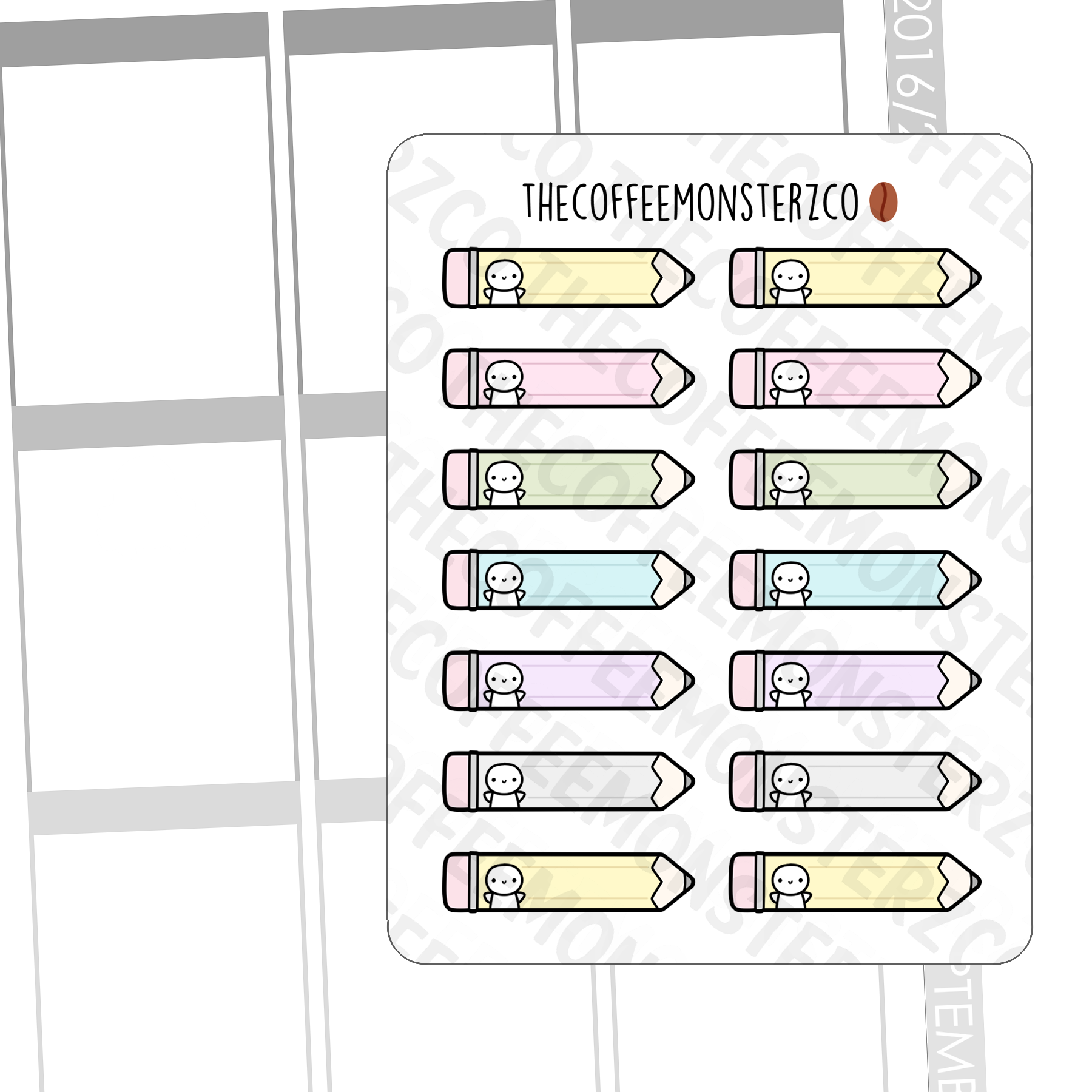 Emoti Pencil Labels