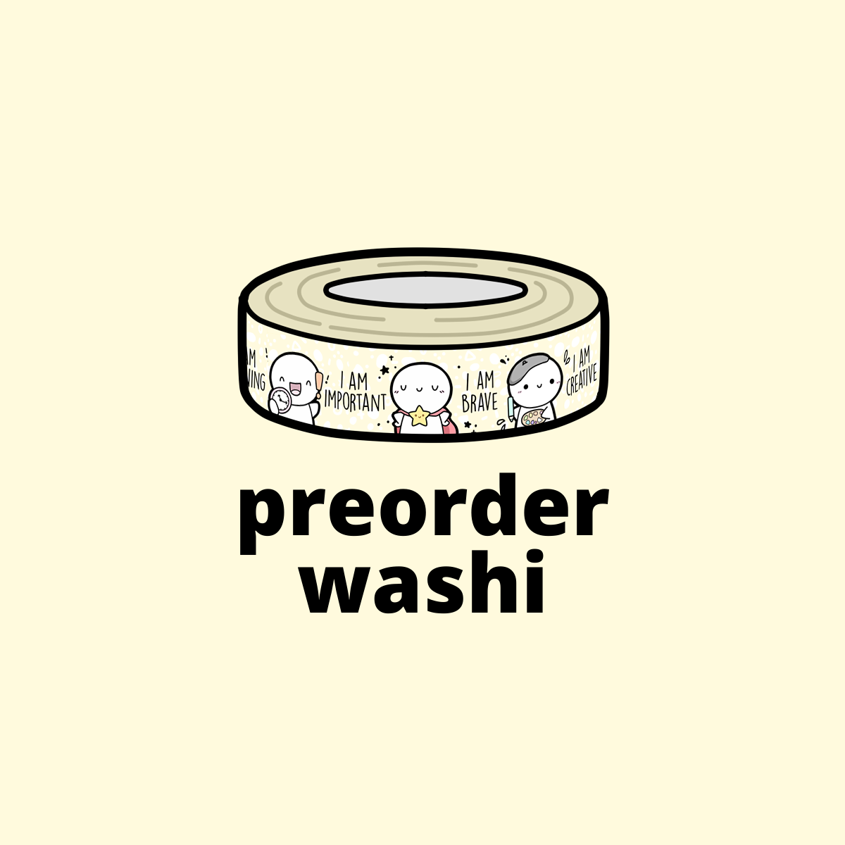 Affirmations Washi Tape - 15mm