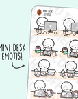 Mini Desk Emotis, TheCoffeeMonsterzCo