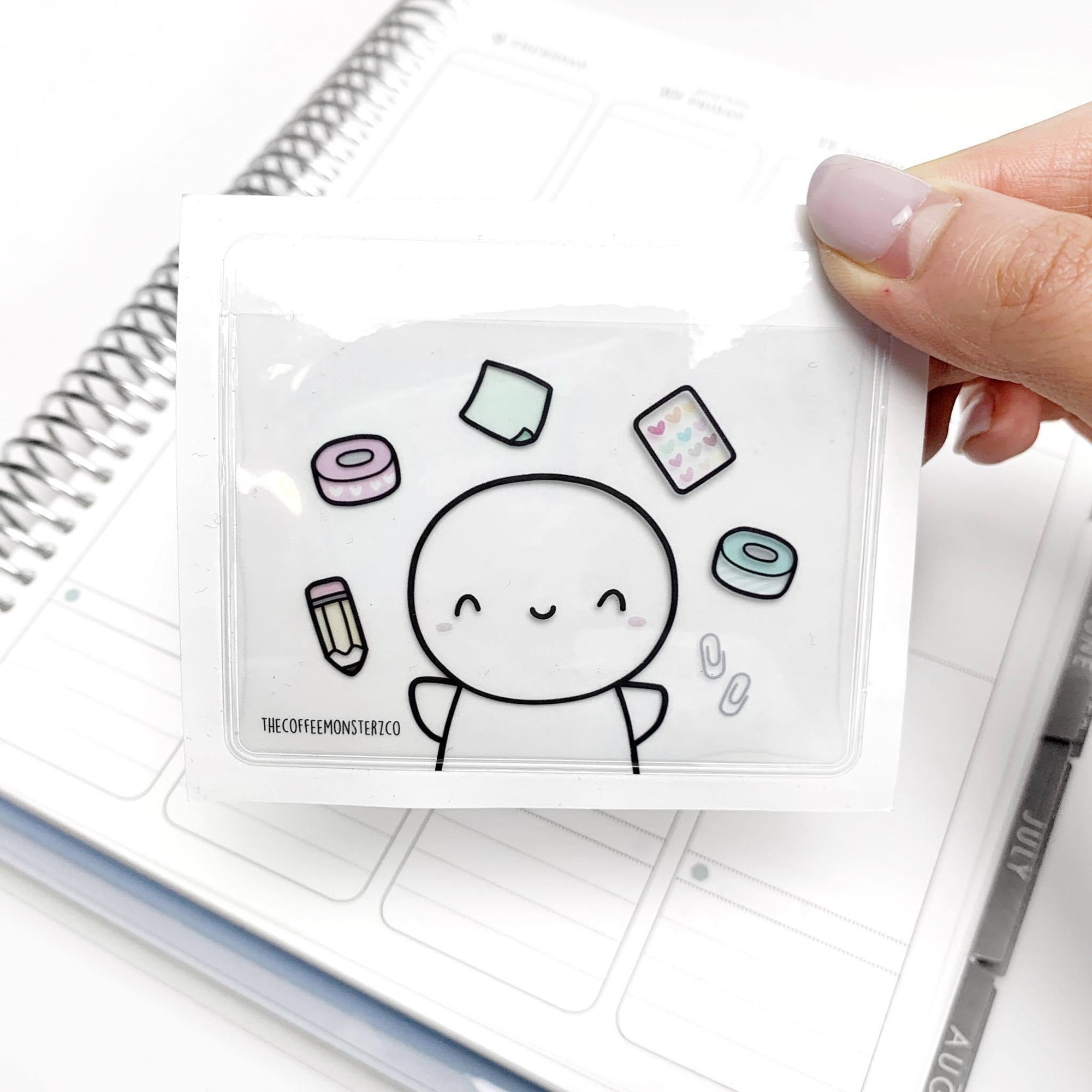 Adhesive Sticky Pocket (1 PER PERSON) - TheCoffeeMonsterzCo