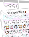 Non-presale Washi Strip Stickers, TheCoffeeMonsterzCo