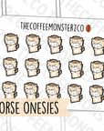 Horse Onesie Emotis, TheCoffeeMonsterzCo