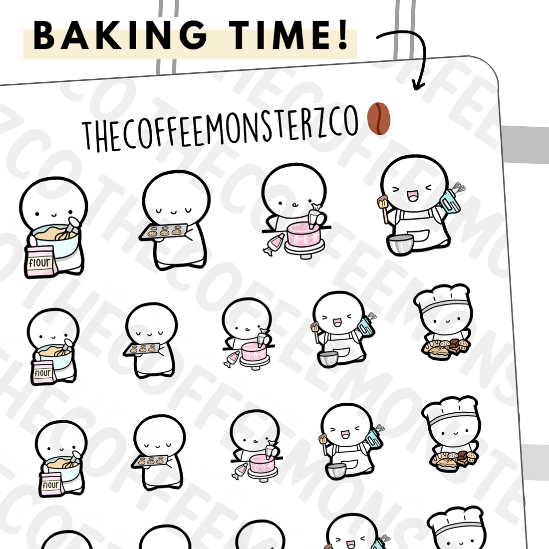 Baking Emotis (REFORMAT) - TheCoffeeMonsterzCo