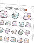Couch Potato Emotis, TheCoffeeMonsterzCo