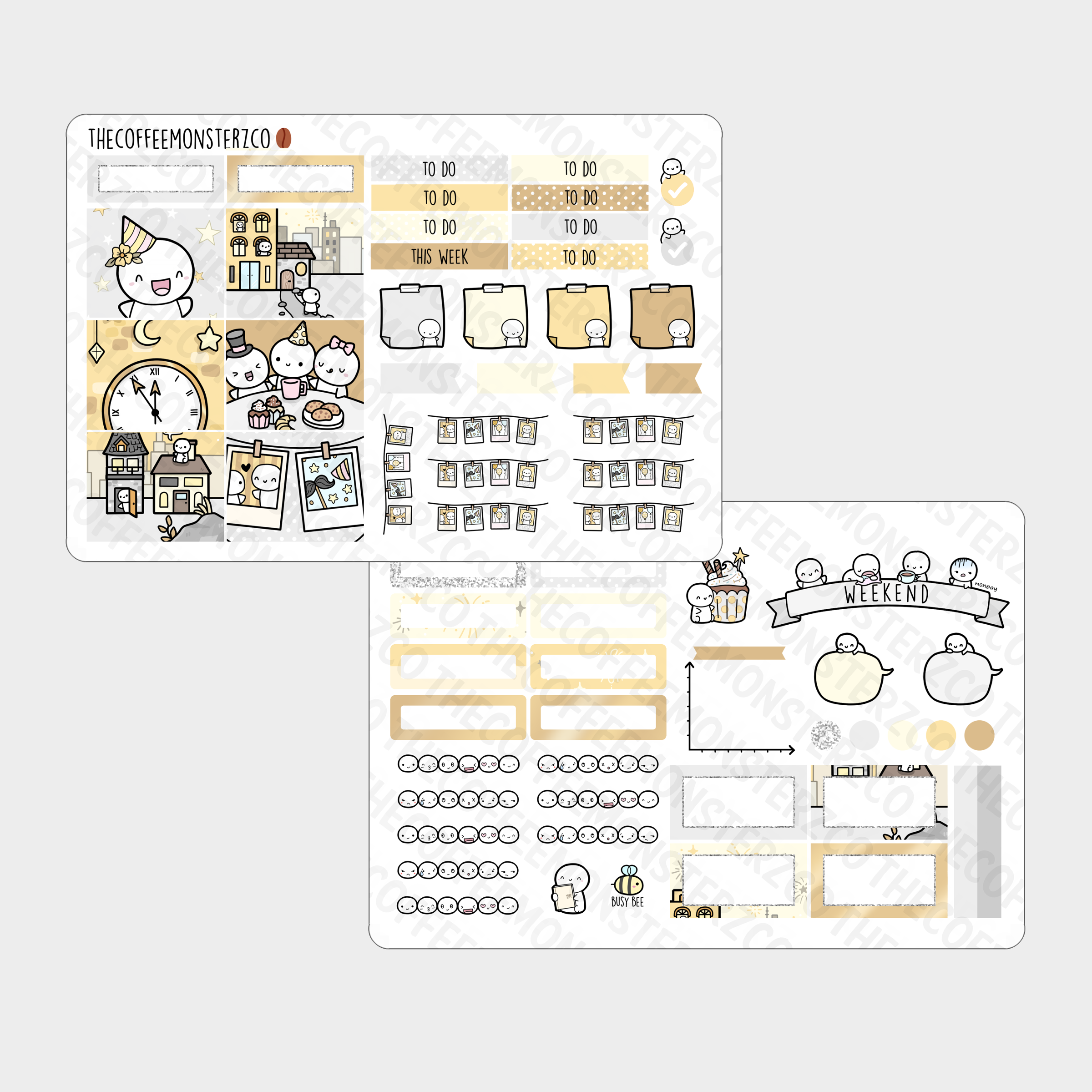 Hobonichi Cousin Sticker Kits – anajolene