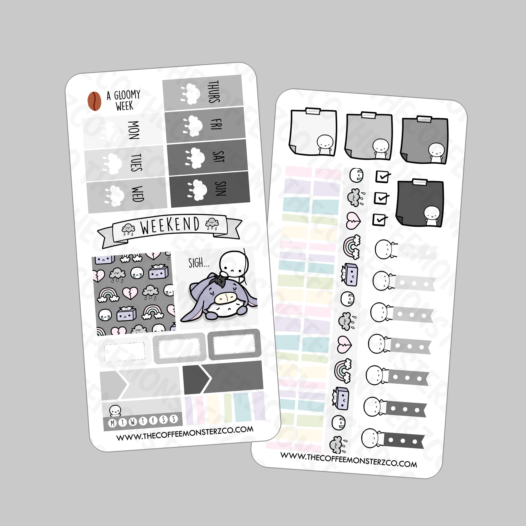 Beige Minimalism Hobonichi Weekly Planner Sticker kit