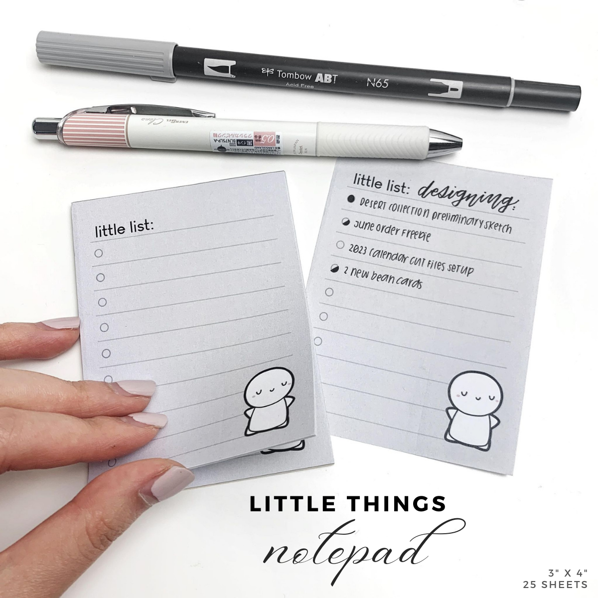 Misfit Little Lists Notepad (1 per customer)